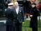 Vernepliktig major Petter Kjendlie mottar Forsvarets Innsatsmedalje med Rosett av Forsvarssjef Admiral Haakon Bruun-Hanssen og Forsvarsminsietr Ine Eriksen Søreide på Akershus festning under Frigjørings- og veterandagen 2014 / Major (R) Petter Kjendlie recive a medal from Chief of Defence, Admiral Haakon Bruun-Hanssen and Minister of Defence Ine Eriksen Søreide during a parade at Akershus fortress 8th May 2014